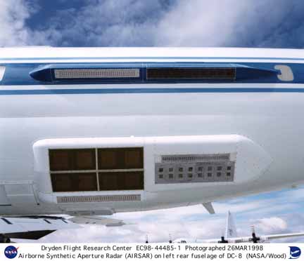 Airborne Synthetic Aperature Radar on DC-8