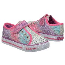 CALI GIRLS Kids' Spring Steps Toddler Multi Mesh Glitter