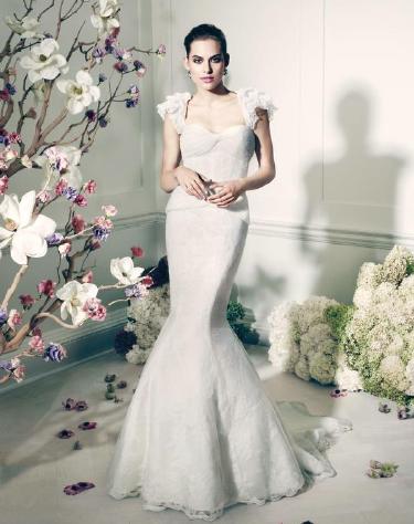 A look from Zac Posen's new line for David's Bridal. Photograph Supplied by DAVID’S BRIDAL