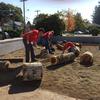 Depave turns parking lot into reading zone at Creston K-8