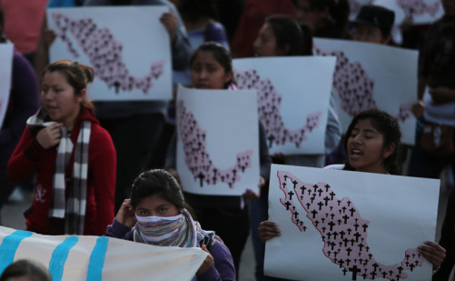 Protest in Mexico over 43 disappeared students