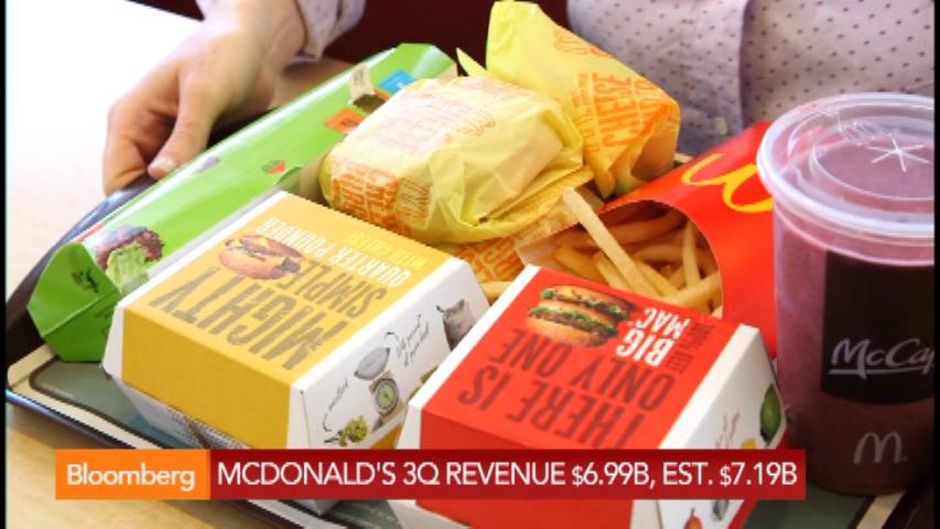 McDonald’s 3Q profit falls 30% as U.S. sales slump (Video)