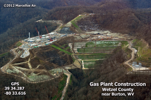 Gas plant construction in West Virginia