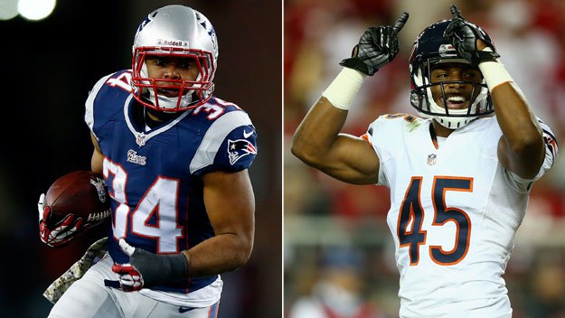 Patriots running back Shane Vereen and his younger brother Brock, a safety for the Chicago Bears, will face off for the first time on Sunday. Here is a look at other famous siblings in sports. (Photos by Getty Images)