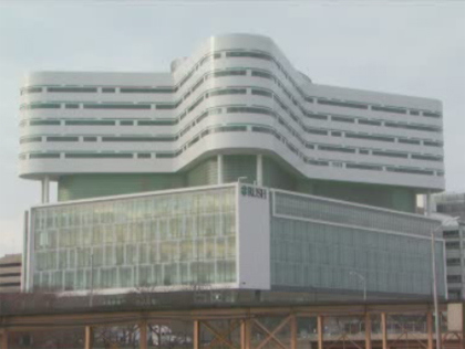 A new 14-story hospital at Rush University Medical Center was dedicated on Dec. 8, 2011. It opened in January 2012. (Credit: CBS)