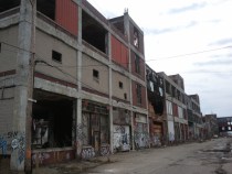 Packard Plant in Detroit. (WWJ Photo/Mike Campbell)