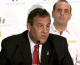 Gov. Chris Christie holds a response and readiness briefing about Ebola at Hackensack University Medical Center on Oct. 22, 2014. (credit: CBS 2)
