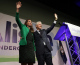 Former President Bill Clinton campaigns with U.S. Senate Democratic candidate and Kentucky Secretary of State Alison Lundergan Grimes on Oct. 21, 2014 in Owensboro, Ky. (credit: Win McNamee/Getty Images)