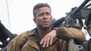Brad Pitt plays Wardaddy, an Army sergeant leading a mission in Nazi Germany.
