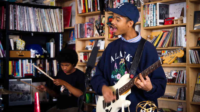 The Bots' members perform a Tiny Desk Concert on Sept. 25, 2014.