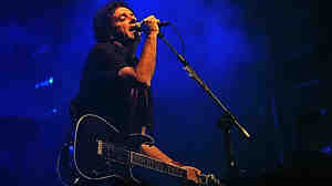 Argentine musician Gustavo Cerati performs in the Dominican Republic in 2007.