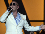 Rapper Pitbull performs onstage during the 2013 Billboard Music Awards at the MGM Grand Garden Arena on May 19, 2013 in Las Vegas, Nevada. (credit: Ethan Miller/Getty Images)