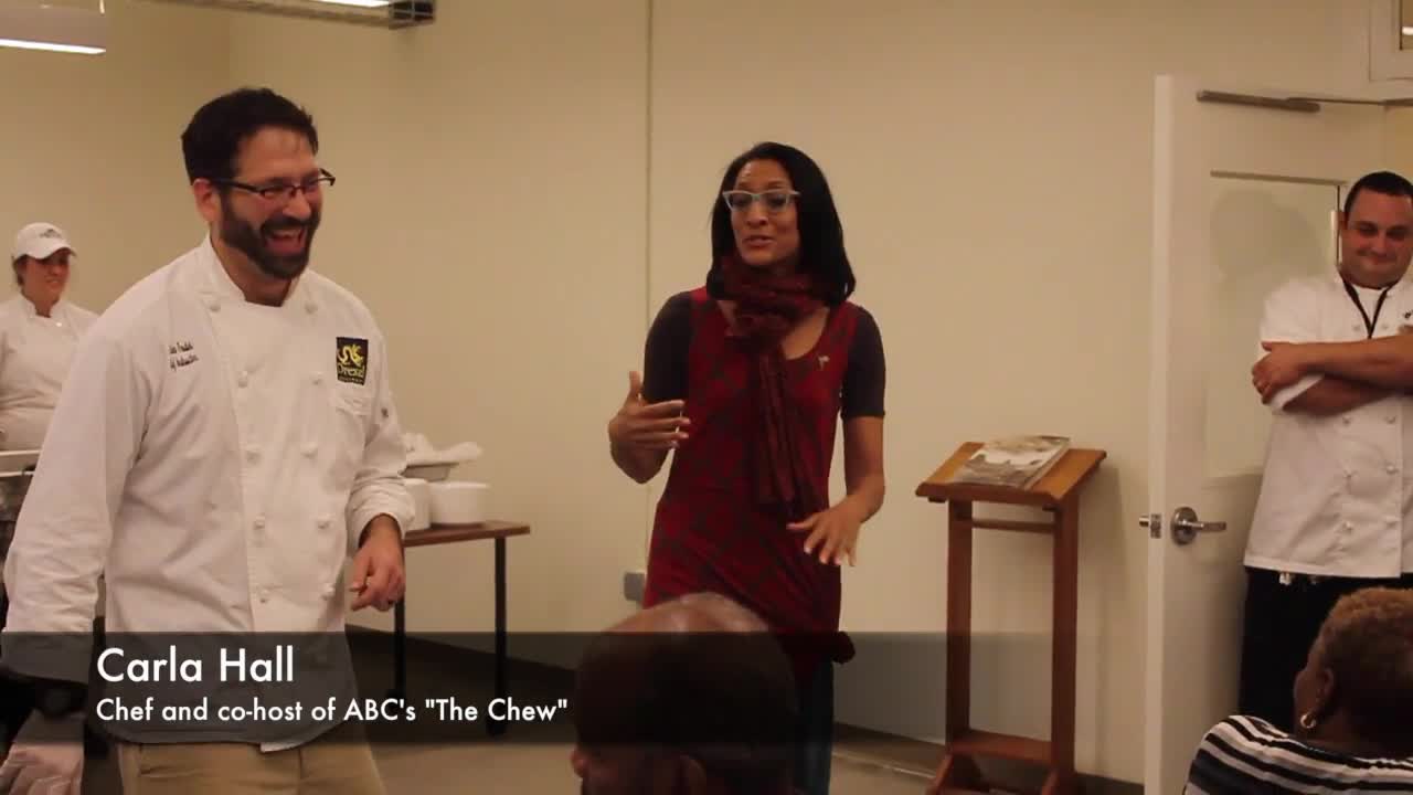 Chef Carla Hall teams up with Drexel University