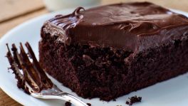 Chocolate Cake with Mocha Frosting.