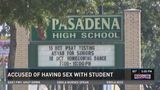 A biology teacher who is also assistant cheer coach at Pasadena High School has confessed to having a sexual relationship with a 17-year-old student.