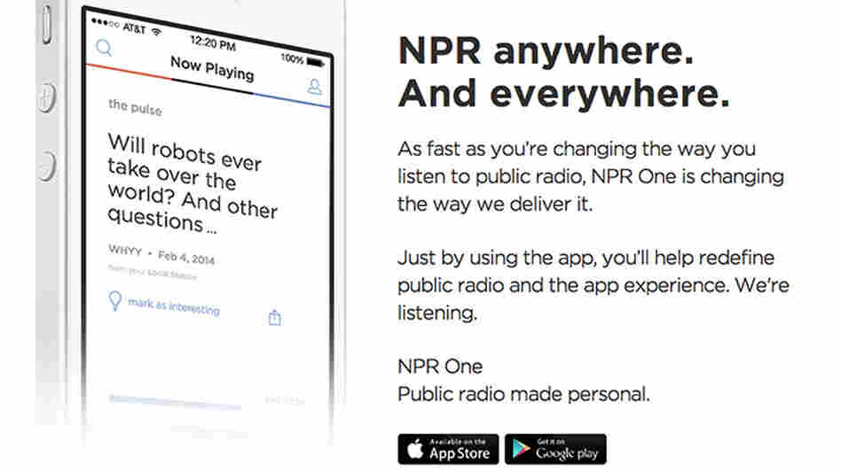 Meet the new NPR One, a digital listening app that blends NPR and Member Station news.