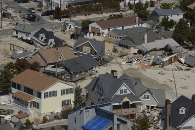 Mantoloking, N.J., after Hurricane Sandy in 2012.