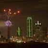 Red River Rivalry fireworks show lights up the night over Dallas