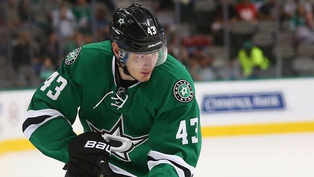 Valeri Nichushkin of the Dallas Stars during a preseason game at American Airlines Center on September 29, 2014 in Dallas, Texas. (credit: Ronald Martinez/Getty Images)