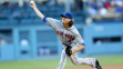 Jacob deGrom #48 of the New York Mets throws a pitch against the Los Angeles Dodgers at Dodger Stadium on August 23, 2014 in Los Angeles, California. (Photo by Stephen Dunn/Getty Images)