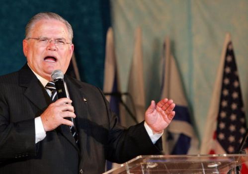 Ebola may be part of God's judgment for President Barack Obama's alleged attempts to "divide Jerusalem," said John Hagee, a San Antonio-based pastor and founder of Christians United For Israel. Photo: JACK GUEZ, Getty Images / 2008 AFP