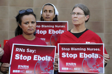 National Nurses United demonstration