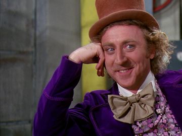 Gene Wilder in the 1971 film Willy Wonka & The Chocolate Factory.