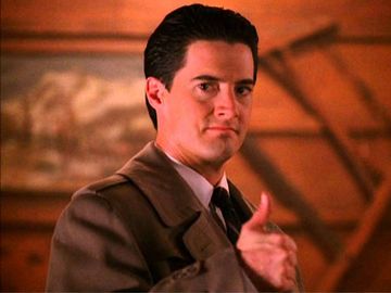 FBI Special Agent Dale Cooper (Kyle MacLachlan) from the original series 'Twin Peaks.'