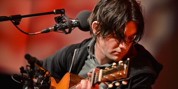 Conor Oberst performs at Soundcheck's Gigstock live at WNYC's Greene Space.