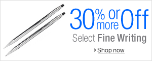 30% Off or More on Fine Writing