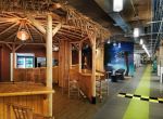 Groupon uses themed spaces, such as a Tiki room, to spark creativity.