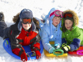 Kids In Snow