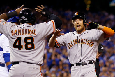 Hunter Pence has been low maintenance and high performance for the Giants.