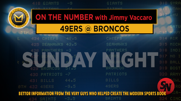Jimmy V on 49ers @ Broncos