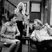 From left, Jean Stapleton, Sally Struthers and Carroll O’Connor in “All in the Family.”