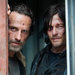 Andrew Lincoln, left, and Norman Reedus watching for common threats in “The Walking Dead.”