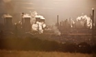 ETS and carbon trading : Vapor rises from the Grangemouth Refinery