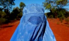 Fabian Muir, Blue Burqa in a Sunburnt Country 1