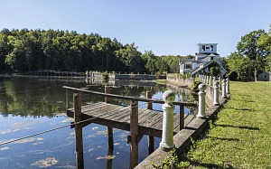 New lease of life: the pretty town in Connecticut is awaiting a new owner to restore it 