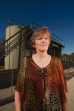 Texan Sharon Wilson writes about fracking on her blog, Bluedaze.