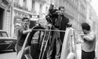 Francois Truffaut filming in 1964