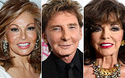 Raquel Welch, Barry Manilow and Joan Collins, all looking unusually youthful