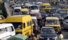 Motorists stuck in Lagos's notorious traffic
