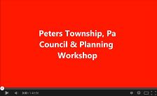 Peters Township Zoning Workshop