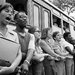 Civil rights activists in 1964, preparing to leave Ohio to register black voters in Mississippi.