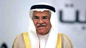 Saudi Arabia's oil minister, Ali Al-Naimi, shown in Kuwait last month, has played down the drop in oil prices. The country continues to pump oil at high levels, saying it wants to preserve its market share. But this has also contributed to a 25 percent drop in oil prices since June.