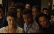 Tessa Thompson (foreground, left) and her friends take a dim view of racial stereotypes in Dear White People.