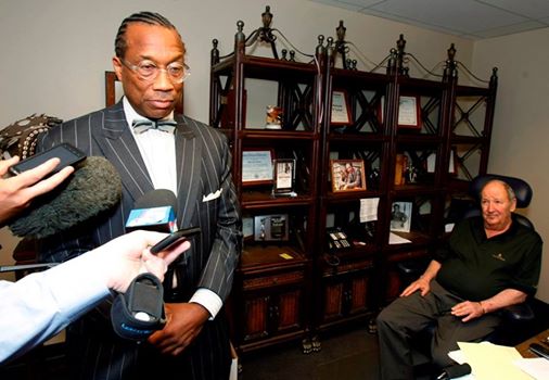 Photo: Dallas County Commissioner John Wiley Price will meet with federal prosecutors next week about their corruption case against him. His lawyer tells staff writer Kevin Krause that 'there’s no chance in a million' that Price will plead to any charges that may get filed: http://d-news.co/yx9wD.

Photo: Price speaks to reporters in lawyer Billy Ravkind's office in 2011. (David Woo/The Dallas Morning News)