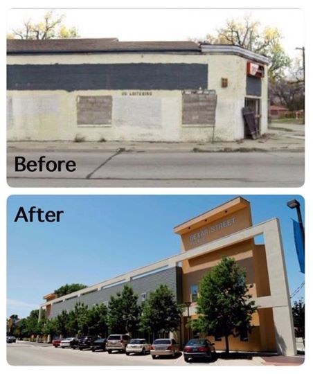 Photo: What happens when a city spends $29 million to make a blighted neighborhood attractive to shops and people, but hardly anyone notices? Read staff writer Steve Thompson's two-part series on Dallas' Bexar Street money pit: http://d-news.co/ySTKc and http://d-news.co/ySUO7. 

Photos: A before-and-after comparison of the corner near Bexar and Macon streets. (File/The Dallas Morning News)