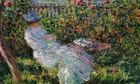 Monet painting Alice Hoschedé au jardin